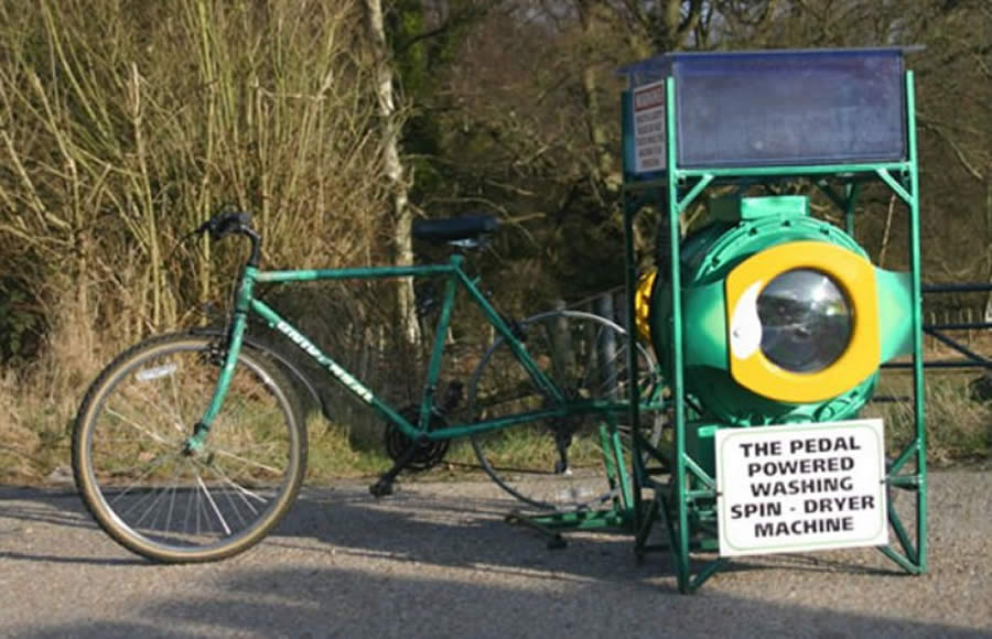 Você está visualizando atualmente Máquina de lavar movida por energia de bicicleta