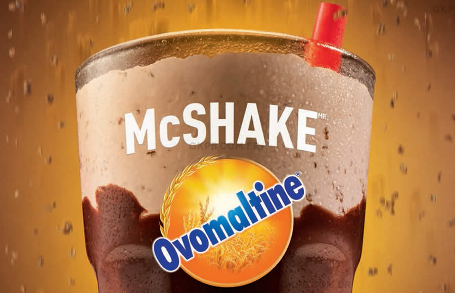 Bob's perde milk-shake de Ovomaltine para o McDonald's