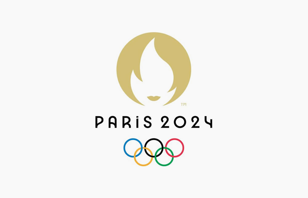 Logo das Olimpíadas de Paris 2024