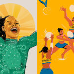 Artistas homenageiam as meninas de ouro das Olimpíadas 2024